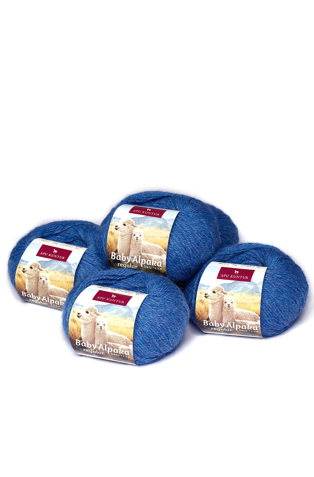 Alpaka Wolle REGULAR | 5x50g | 100% Alpaka | 36 Farben von Apu Kuntur