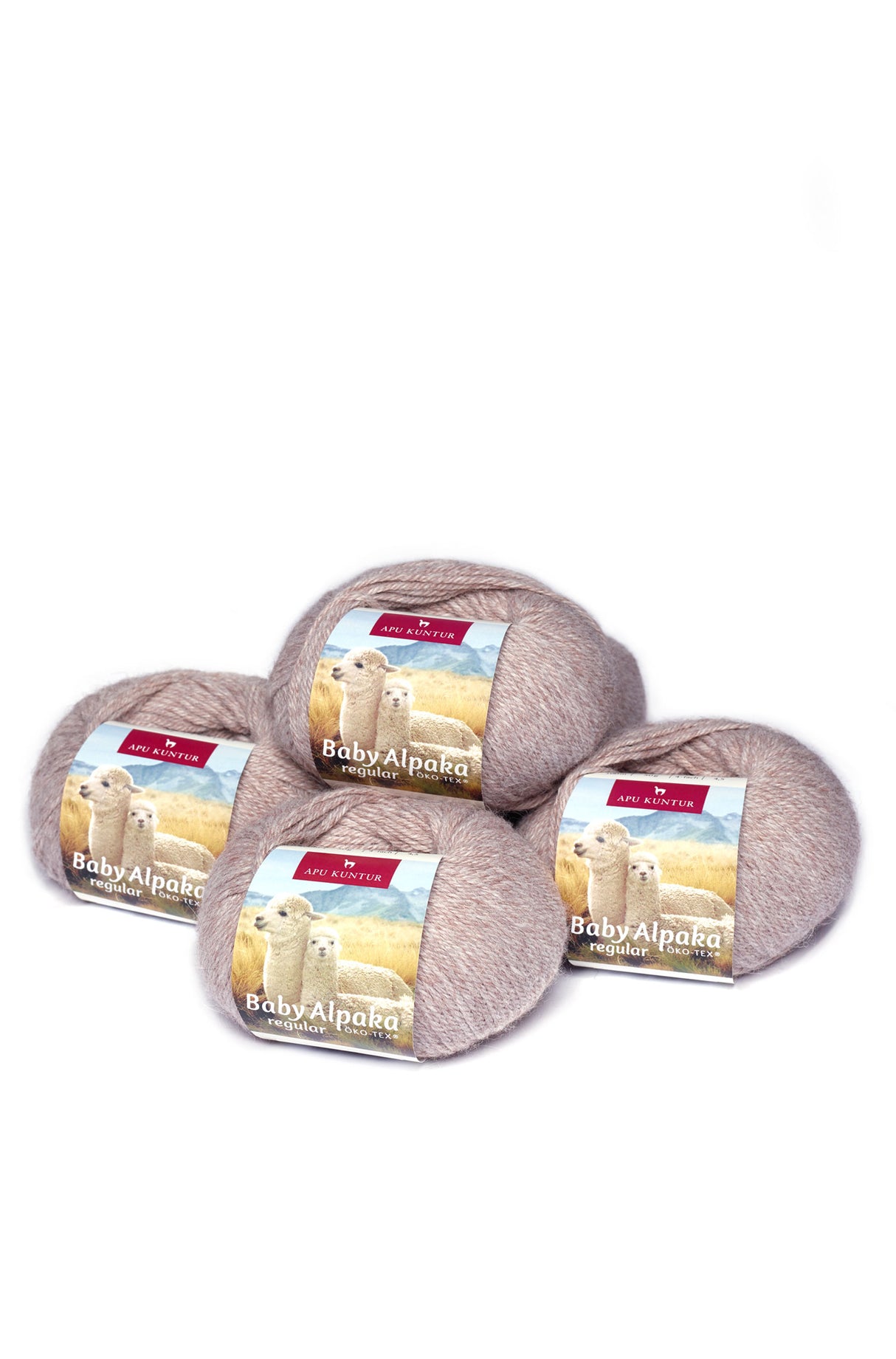 Alpaka Wolle REGULAR | 5x50g | 100% Alpaka | 36 Farben von Apu Kuntur