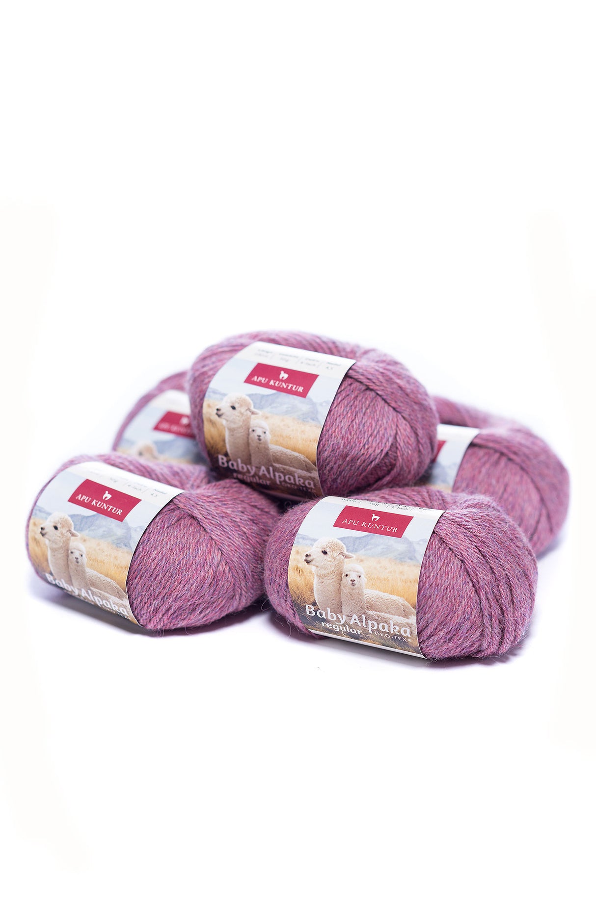 Alpaka Wolle REGULAR | 5x50g | 100% Alpaka | 36 Farben von Apu Kuntur
