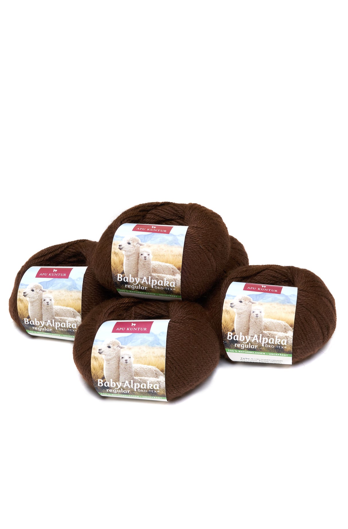 Alpaka Wolle REGULAR | 5x50g | 100% Alpaka | 36 Farben von Apu Kuntur