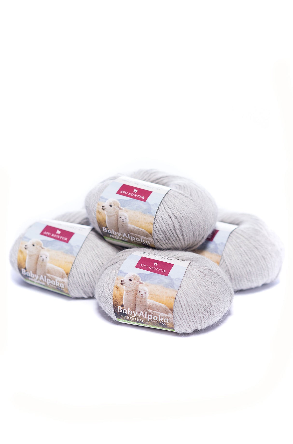Alpaka Wolle REGULAR | 5x50g | 100% Alpaka | 36 Farben von Apu Kuntur