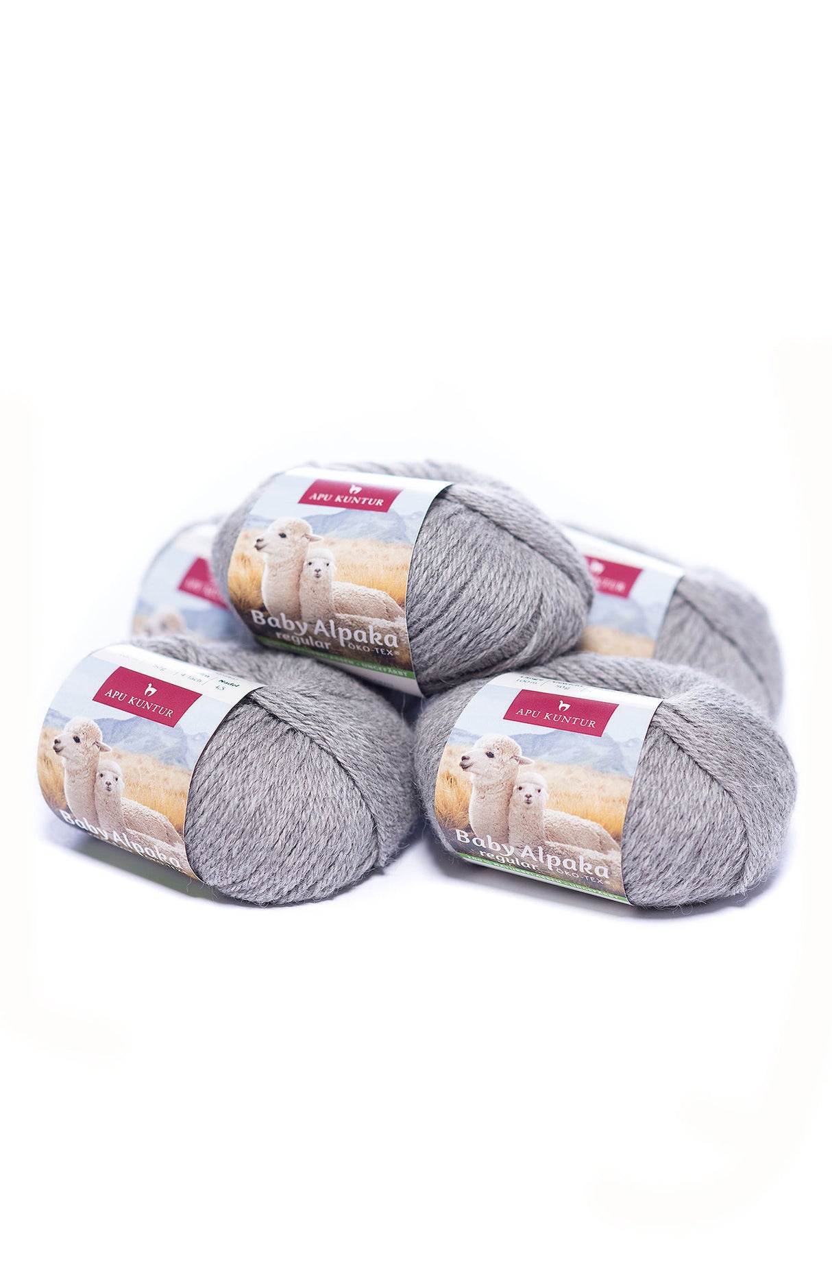 Alpaka Wolle REGULAR | 5x50g | 100% Alpaka | 36 Farben von Apu Kuntur