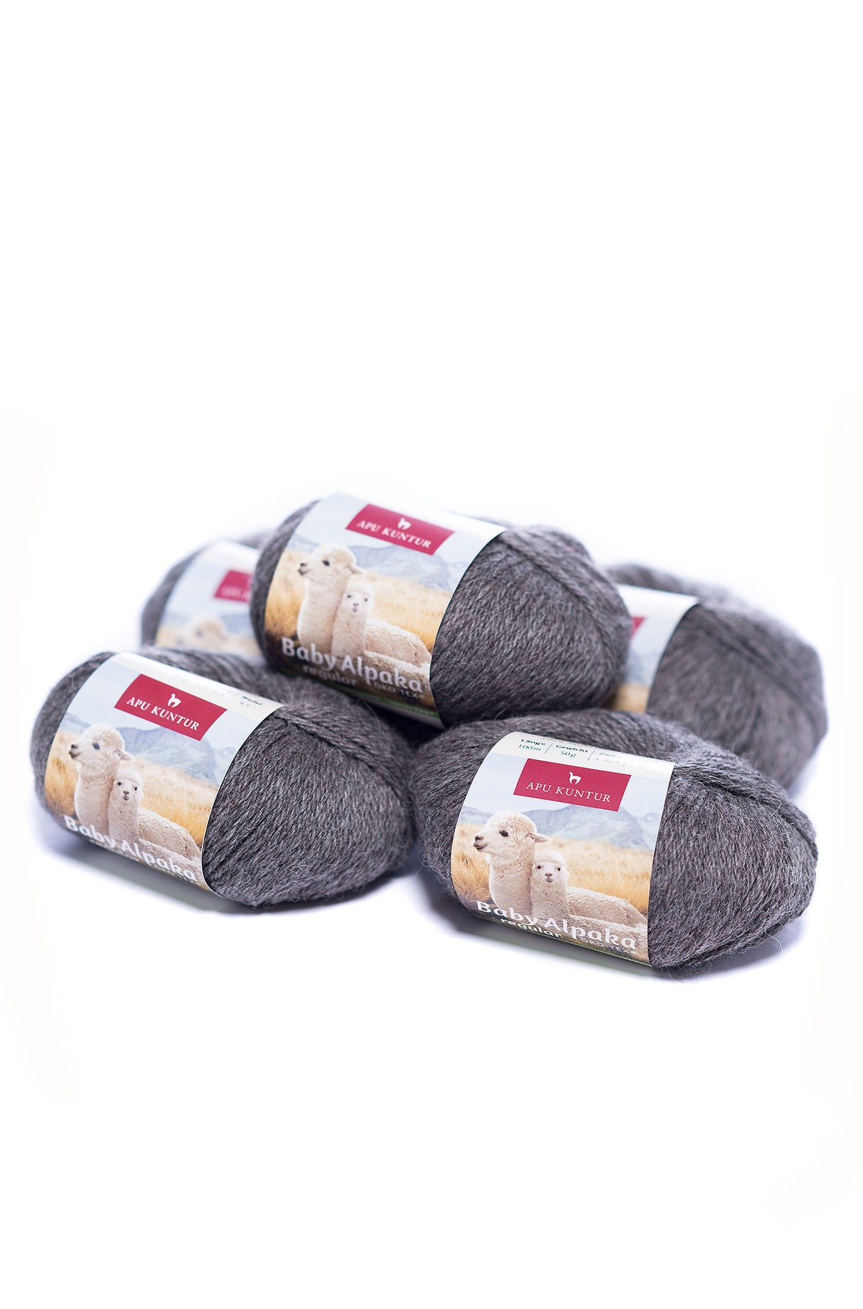 Alpaka Wolle REGULAR | 5x50g | 100% Alpaka | 36 Farben von Apu Kuntur