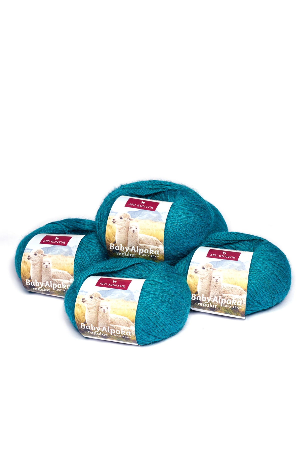 Alpaka Wolle REGULAR | 5x50g | 100% Alpaka | 36 Farben von Apu Kuntur