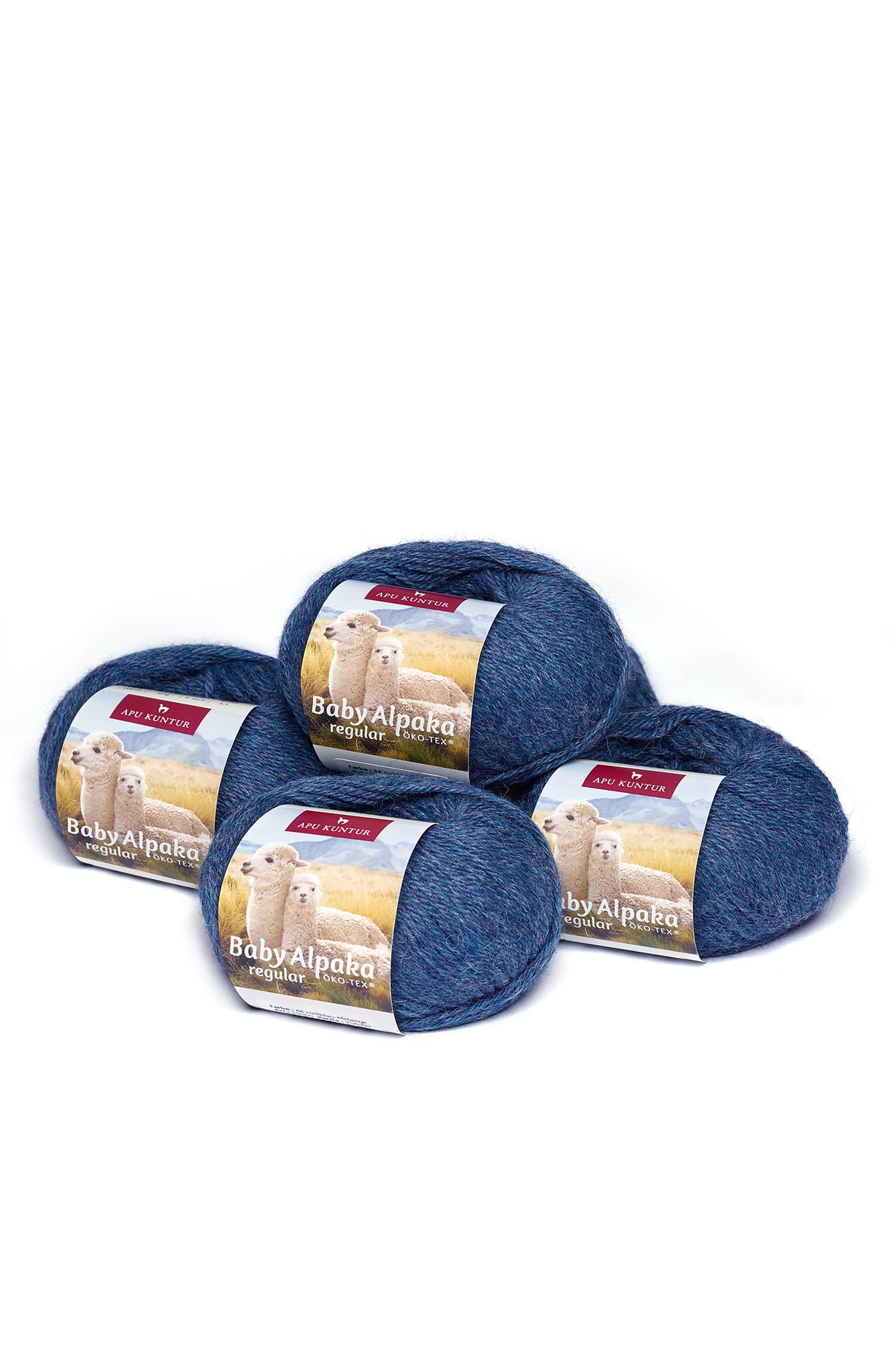 Alpaka Wolle REGULAR | 5x50g | 100% Alpaka | 36 Farben von Apu Kuntur