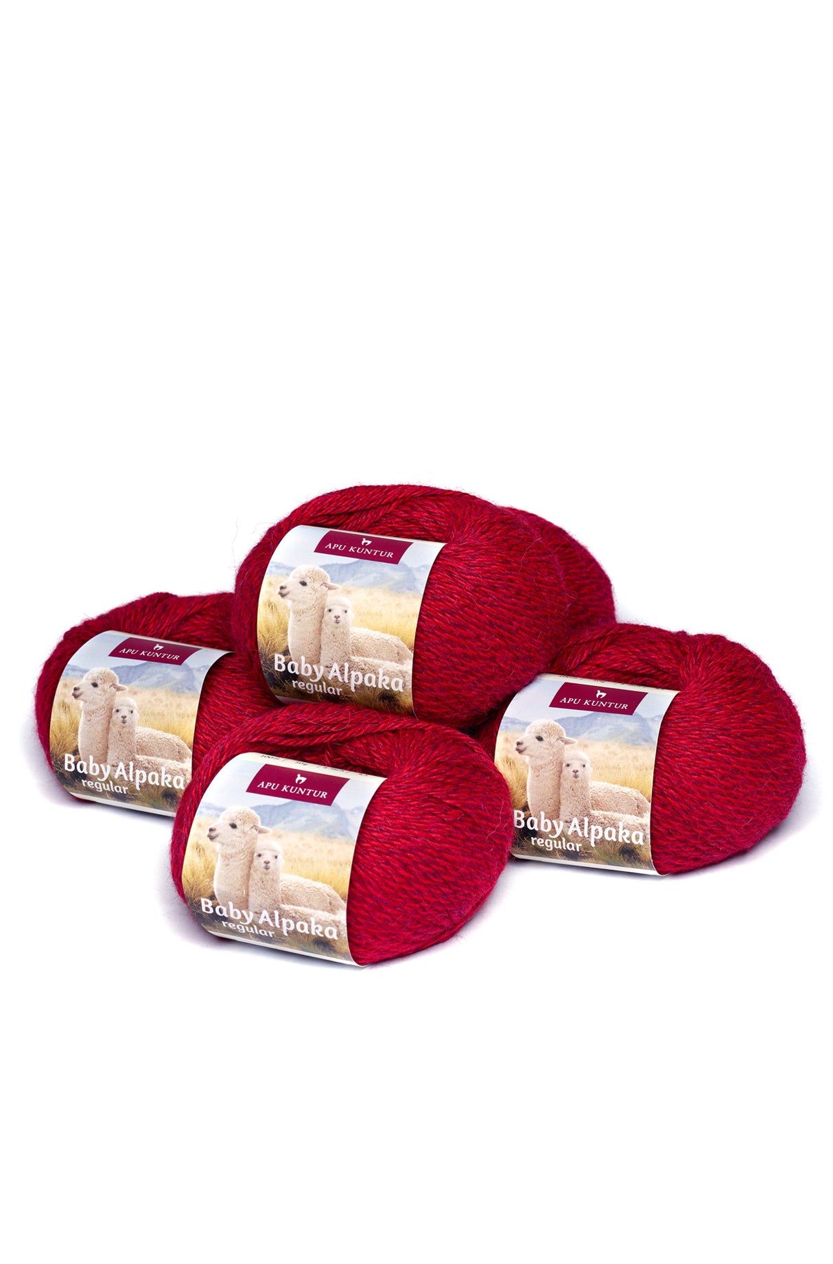 Alpaka Wolle REGULAR | 5x50g | 100% Alpaka | 36 Farben von Apu Kuntur