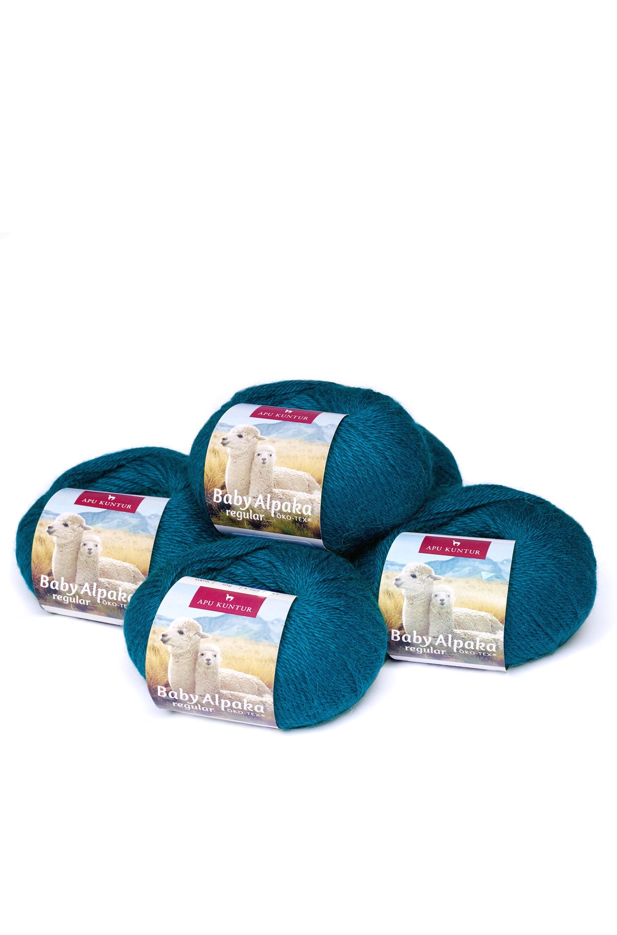 Alpaka Wolle REGULAR | 5x50g | 100% Alpaka | 36 Farben von Apu Kuntur