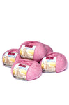 Alpaka Wolle REGULAR | 5x50g | 100% Alpaka | 36 Farben 34 rosa melange one-size von Apu Kuntur