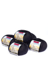 Alpaka Wolle REGULAR | 5x50g | 100% Alpaka | 36 Farben 01 schwarz one-size von Apu Kuntur