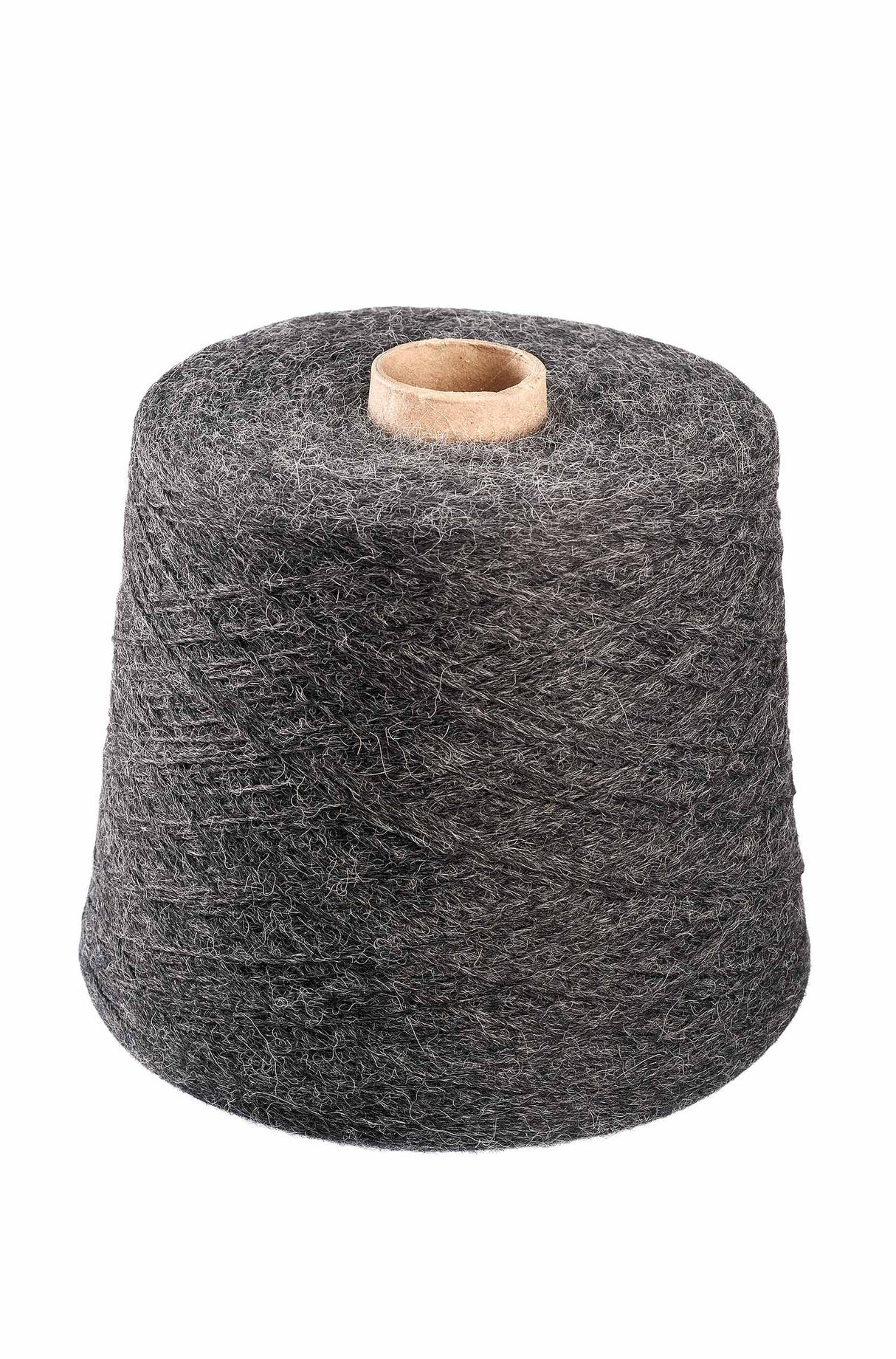 Alpaka Wolle SOCKENGARN | 1kg Kone | Alpaka-Woll-Mix mittelgrau one-size von Apu Kuntur