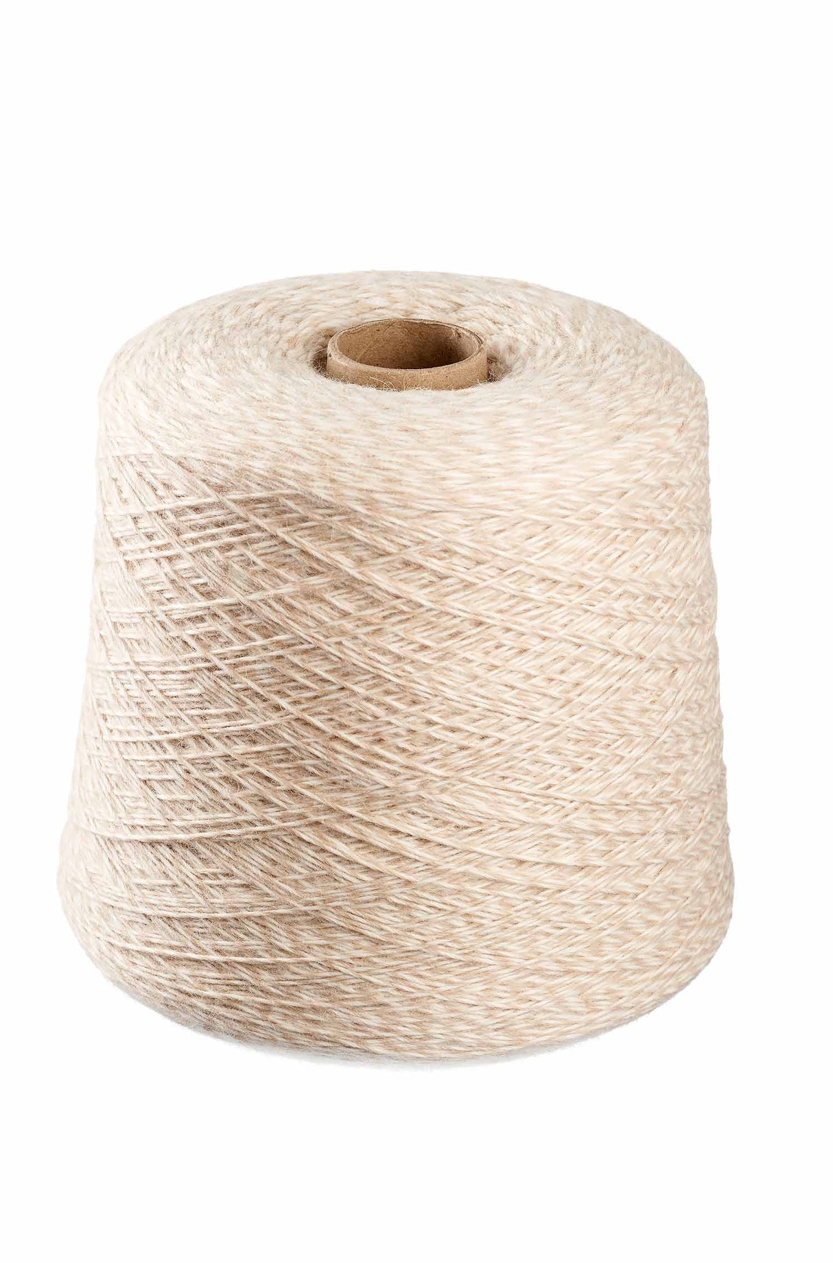 Alpaka Wolle SOCKENGARN | 1kg Kone | Alpaka-Woll-Mix N-105 Beige Melange one-size von Apu Kuntur