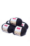 Alpaka Wolle SOCKENGARN | 5x50g | Alpaka-Woll-Mix | 12 Farben schwarz one-size von Apu Kuntur