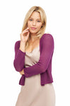 Bolero GALA mit Bio Baumwolle & Tencel violett berry von Apu Kuntur