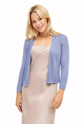 Bolero GALA mit Bio Baumwolle & Tencel purple pastel von Apu Kuntur