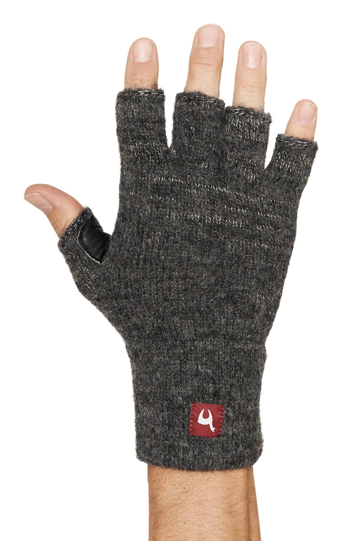 Fingerlose Handschuhe mit Leder-Handfläche MACHA von Apu Kuntur