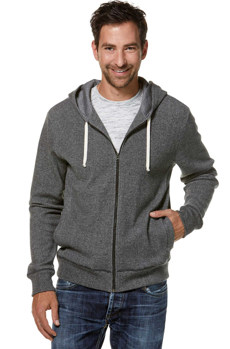 Hoodie Herren mit 10% Royal Alpaka anthrazit von Apu Kuntur
