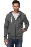 Hoodie Herren mit 10% Royal Alpaka anthrazit von Apu Kuntur