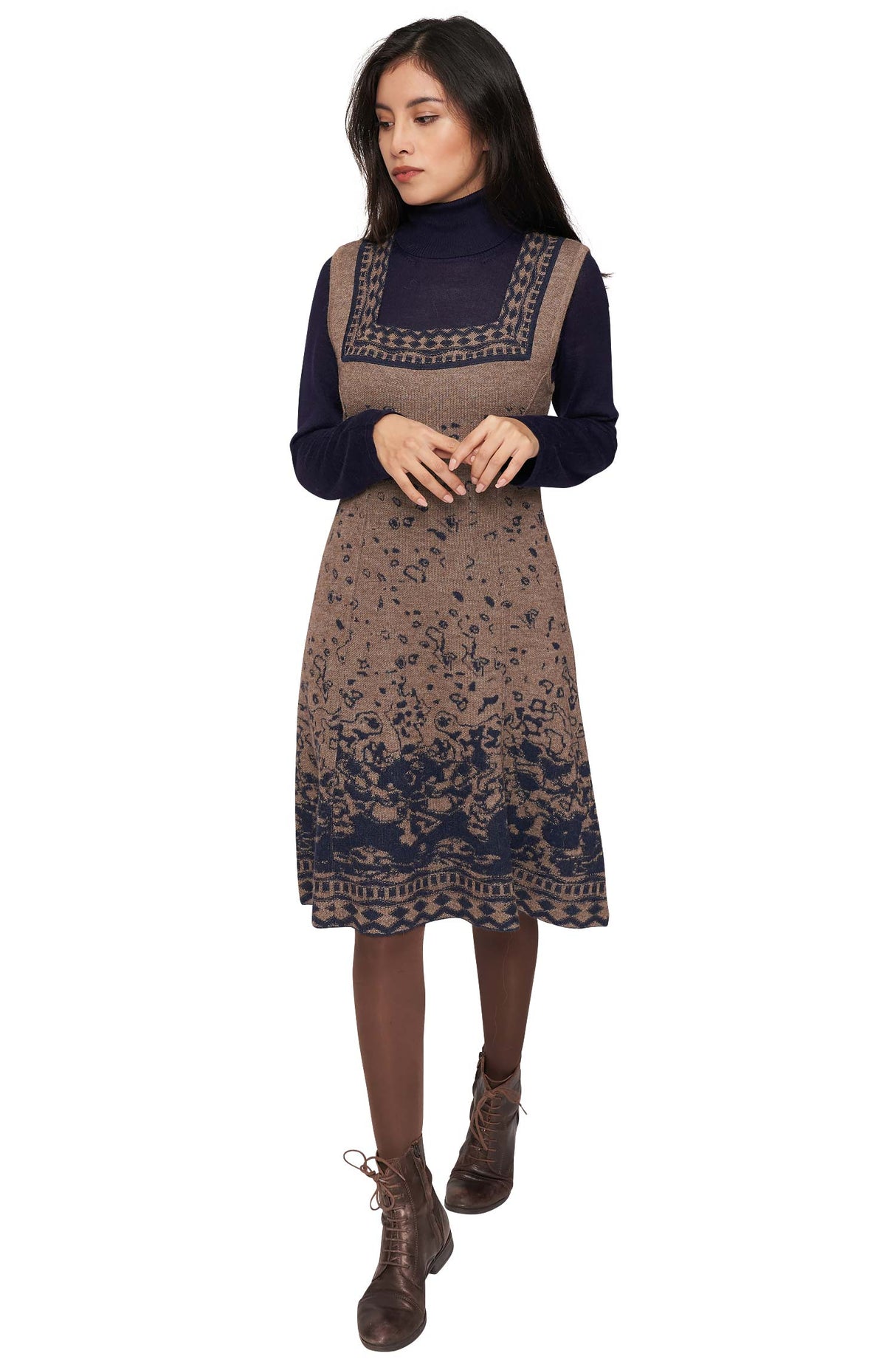 Kleid MAHALA aus 100% Alpaka von Apu Kuntur