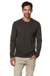 Longsleeve Shirt Herren MATEO aus 90% Bio Pima Baumwolle und 10% Royal-Alpaka von Apu Kuntur