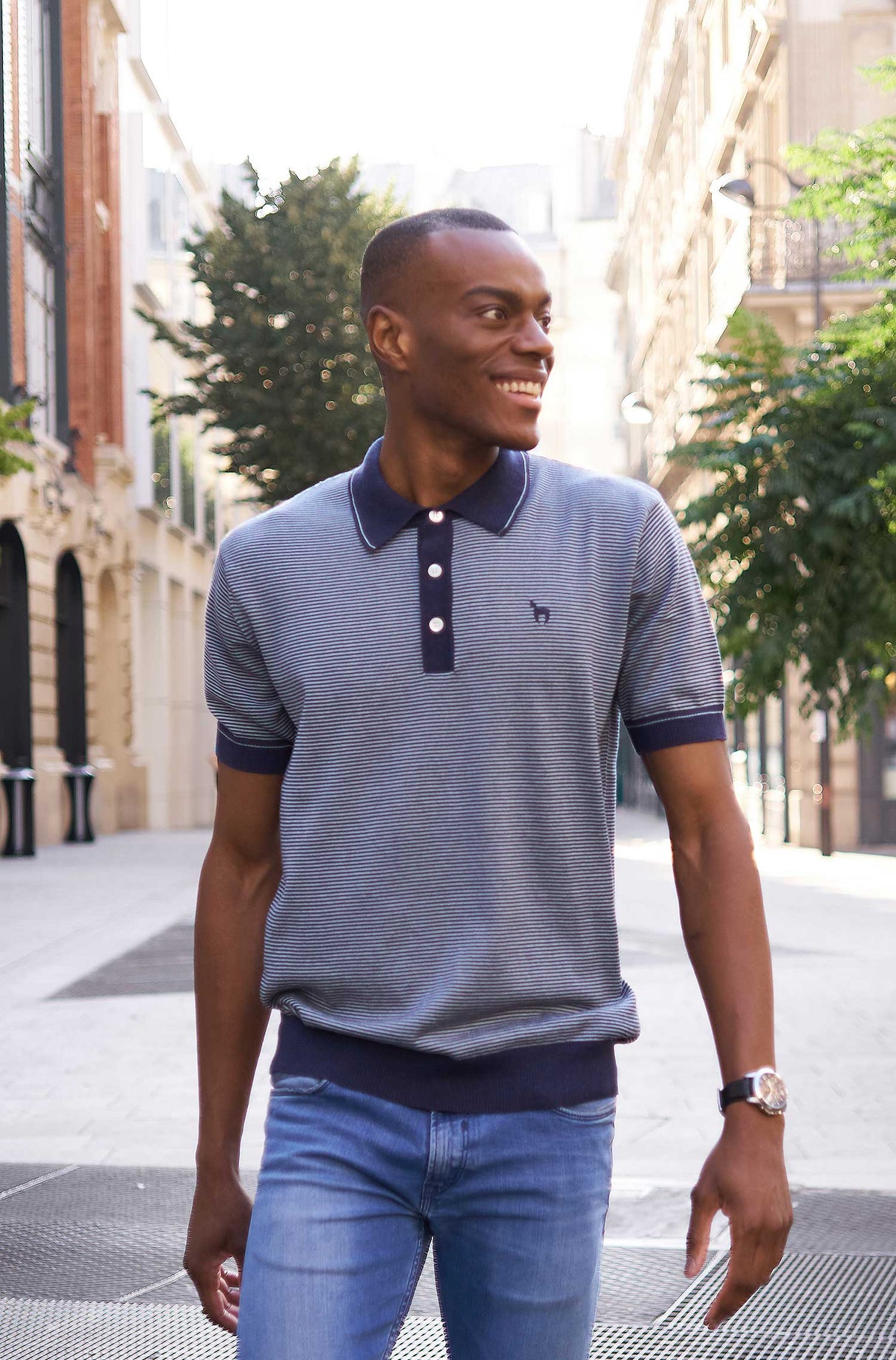 Poloshirt Herren DIEGO aus 90% Bio Pima Baumwolle und 10% Royal Alpaka von Apu Kuntur