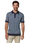 Poloshirt Herren DIEGO aus 90% Bio Pima Baumwolle und 10% Royal Alpaka blau