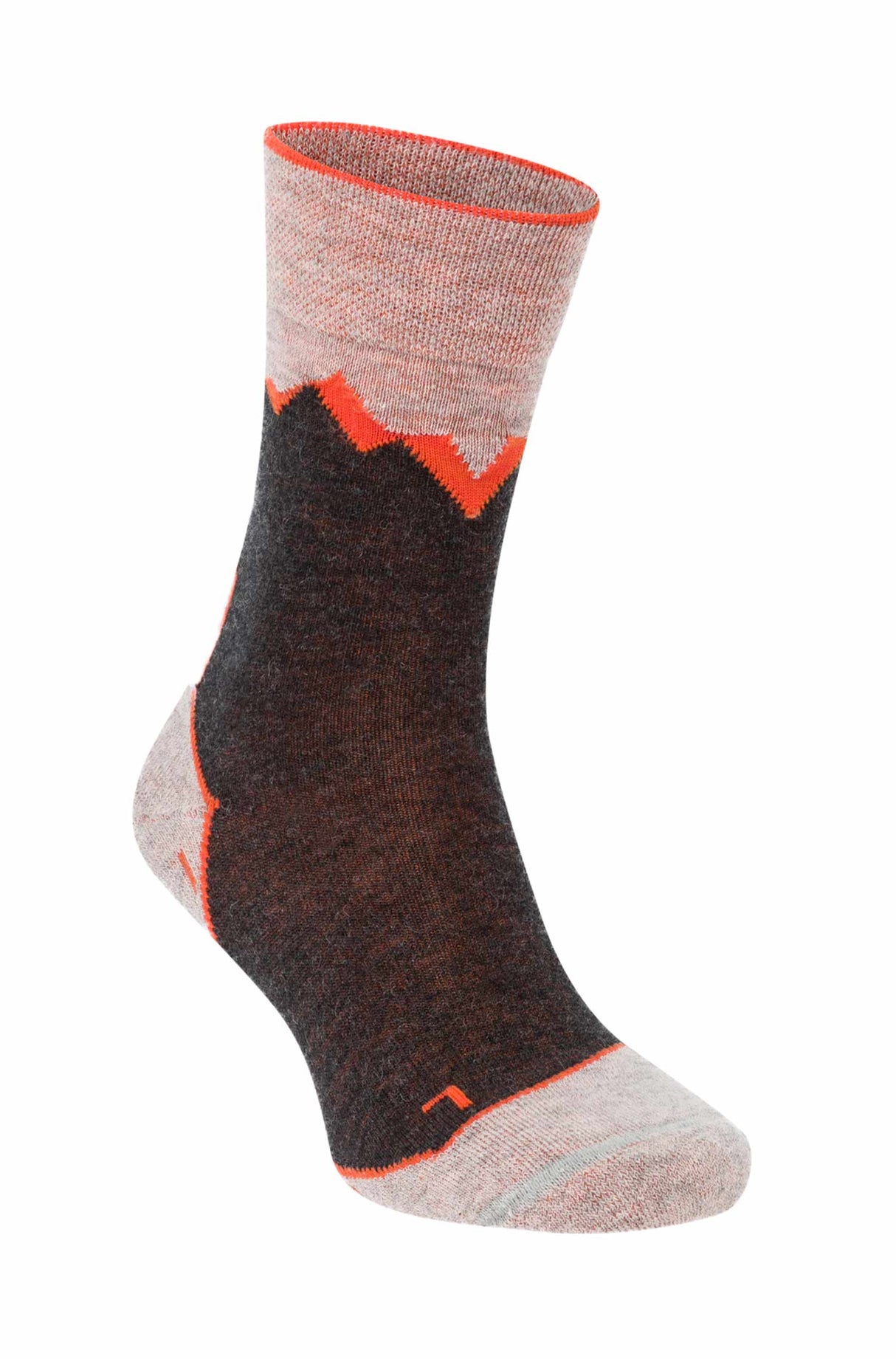 WANDERSOCKEN Premium - 70% Alpaka sand orange von Apu Kuntur