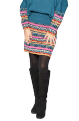 Rock TAMIA aus aus 100% Baby Alpaka sunrise von Apu Kuntur