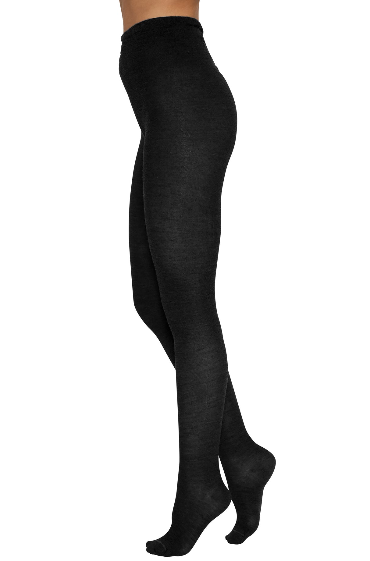 Strumpfhose THERMO mit 70% Royal Alpaka schwarz von Apu Kuntur